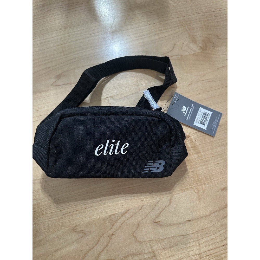 New Balance Elite Running Waist Bag Fanny Pack Black Adjustable LAB53513 BK OSZ